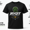 RYOT Streetwear T-Shirt Heavy Cotton Oversized – Premium aus 100 % Baumwolle